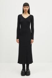 Samsøe Samsøe ruha Sacheryl V-Neck - fekete S