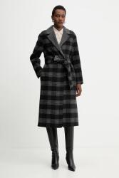 TWINSET kifordítható gyapjú kabát - fekete 36