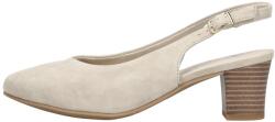 RIEKER Pantofi dama, Rieker, 44651-60-Bej, casual, piele intoarsa, cu toc, bej (Marime: 41)