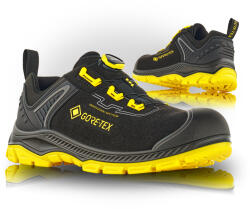 VM Footwear VM FOOTWEAR DERBY O6 FO SR / Munkavédelmi cipő O6 FO SR BOA, GORE-TEX® membránnal - fekete/sárga (8015-O6-46)