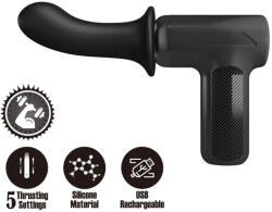 Pretty Love - 5 fokozatú masszírozó vibrátor fekete (ESD-242703A11X)