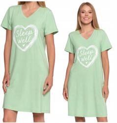 Moraj Nyomott Mintás Hálóing Aranyos Rövid Ujjú Női Pizsama Moraj L (PDK3100-022)