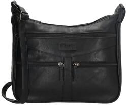 Beagles Fekete bőr válltáska „Nemesis 2 (K20344-001-black-HU)