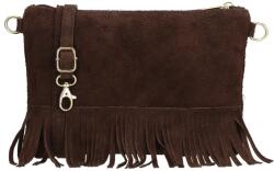 Beagles Sötétbarna bőr crossbody táska „Carrie (K715-031-darkbrown-HU)