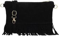 Beagles Fekete bőr crossbody táska „Carrie (K715-031-black-HU)