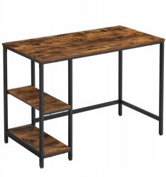 SONGMICS Téglalap alakú íróasztal Songmics 100 x 50 x 75 cm Rusztikus Tölgy/ Fekete (LWD046B01)