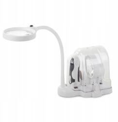 Verk Group Verk 09112 LED-es nagyító cserélhető lencsékkel 2 az 1-ben fehér (09112)