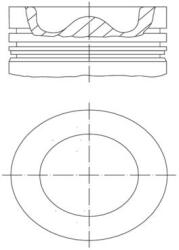MAHLE dugattyú MAHLE 038 43 00 for VOLVO (038 43 00)