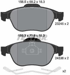 TEXTAR Fékbetét készlet TEXTAR 2453601 for RENAULT (2453601)