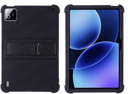  WAVE husă din silicon pentru Xiaomi Pad 8 / Pad 8 Pro neagră