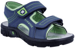 Richter fiú sportos szandál - tépőzáras, bőr talpbetéttel, kék-zöld