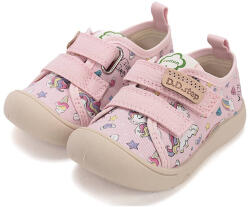 D.D.Step kislány vászoncipő - tépőzáras gyerekcipő, unikornis mintás, rózsaszín - gyerekcipo - 7 495 Ft