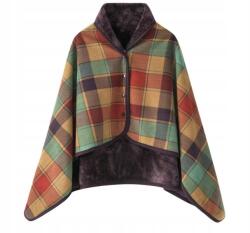  Puha meleg takaró az alvásszünethez poncsó stílusban, 100 cm-es méretben × 140 cm (SGY-89898)