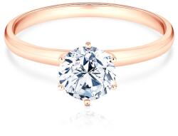 SAVICKI Inel de logodnă SAVICKI: aur roz, diamant - savicki - 23 679,00 RON