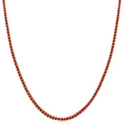 SAVICKI Colier tennis din aur 585 cu rubine 5.840 ct 3, 0 mm 40 cm