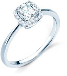 SAVICKI Inel de logodnă SAVICKI: aur alb, diamante - savicki - 21 191,00 RON