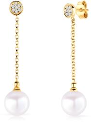SAVICKI Cercei Savicki: aur, perle, diamante