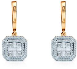 SAVICKI Cercei Savicki: aur bicolor, diamante - savicki - 38 325,00 RON