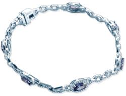 SAVICKI Brățară tennis din aur alb 585 cu diamante albe - savicki - 43 416,00 RON