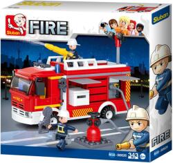 Sluban Fire - Tűzoltó kamion építőjáték készlet (M38-B0626)