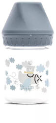 Lorelli My Friend Cumisüveg 0+-os cumival, Kék maci széles szájú 0+ hó (125 ml/db) - babybear