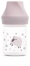 Lorelli My Friend Cumisüveg 0+-os cumival, Rózsaszín bárány széles szájú 0+ hó (125 ml/db) - babybear