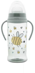  Lorelli My Friend Tanulópohár Szimmetrikus szilikon csőrrel, Zöld méhecske 6+ hó (360 ml/db) - babybear