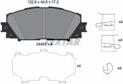 TEXTAR Set placute frana TEXTAR 2445103 (2445103)