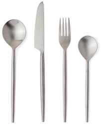 Bizzotto Set 16 tacamuri otel argintiu satinat Bronte 6, 5x17h; 7, 5x20, 1h; 7, 5x20, h; 8x24h (0555420) Tacam