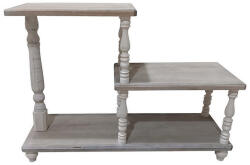 AdTrend Raft pardoseala lemn gri 120 x 40 x 88, 5 cm (119307) Raft