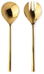 Bizzotto Set 2 linguri servire salata otel auriu Hestia 7x27, 1h; 7x27, 1h (0555414) Tacam