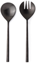 Bizzotto Set 2 linguri servire salata otel negru satinat Hestia 7x27, 1h; 7x27, 1h (0555407) Tacam