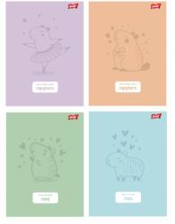 UNIPAP Füzet A5 32K Vonalas Keskeny Színes Kapibara MIX St. majewski (692765)