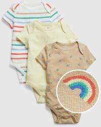 GAP Бебешко памучно боди Brannan Bear, 3 бр. GAP GAP | Kafyav | Момчешки | 50-62