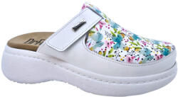 Dr Feet Saboti Dr Feet 21301 alb cu fluturasi - dama