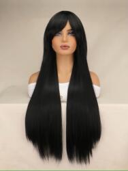Női Cosplay Paróka Női Fekete Egyenes szálú Anime Manga Wig Harajuku stílusú