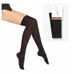 Marilyn Női pamut térdzokni barna sima A40 Marilyn (ZAKOLANÓWKI DAMSKIE BAWEŁNIANE w RRĄŻEK A40 )