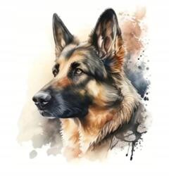 NORIMPEX Gyémánt Mozaik Kutya Német Juhász Portré NO-2000864 (NO-2000863)