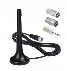  Univerzális Teleszkópos Álló Fm Antenna 4 Különböző Csatlakozóval Mágnes (015706400092)