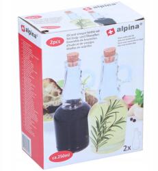  Olívaolaj dugós üvegpalack ecet 250 ml 2 db (8711252474106)