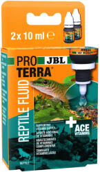 JBL ProTerra Reptile Fluid | Folyékony ásványi anyag és nyomelem kiegészítő hüllők részére - 2 x 10 ml (38 g)