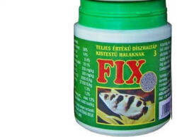  Fix 3 | Teljes értékű szemcsés díszhaltáp (zöld) kistestű halak részére - 200 ml