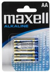 Maxell - Elem - Alkáli elem, 4db AA (LR6), 1, 5V (no mercury) - 18720 (18720)