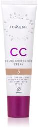 Lumene CC Color Correcting Cream CC krém az egyenletes bőrszínért SPF 20 árnyalat 3 (Warm) 30 ml