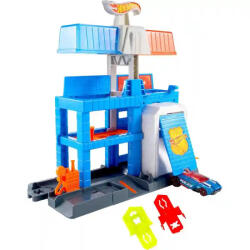 Mattel Hot Wheels emeletes városi rendőrség játékszett kisautóval (JHL74) - morzsajatekbolt