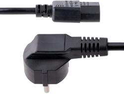 StarTech 230V IEC Táp Fekete 1m 713E-1M-POWER-CORD (713E-1M-POWER-CORD)