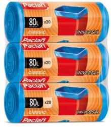 Paclan Standard hulladékzsákok 80 l 3 x 20 db