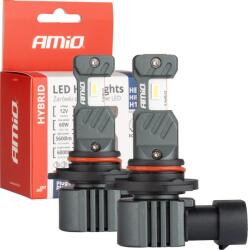 AMiO , Hybrid, HB3/9005/HIR1/H10 Led Izzó, 60W 2db 6000K (0504117) (0504117) (0504117)