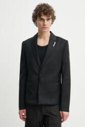 Heliot Emil gyapjú kabát - fekete 46