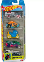 Mattel Hot Wheels kisautók 5 darabos szett - Street Beasts (JBJ90) - jatekbirodalom